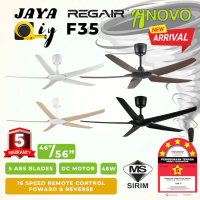 REGAIR INOVO F35 Ceiling Fan [46\ 56\"] Wellspeed DC motor ceiling fan Remote Kipas siling 5 years w