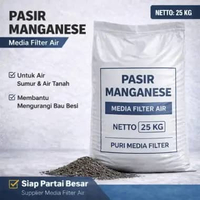 Pasir Manganese 25 KG / Manganese Filter Media / Puri Media Filter Air Menghilangkan Bau Besi & Air 
