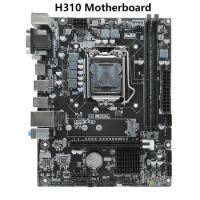 H310 Computer Motherboard Micro-ATX 32GB Dual Channel Mainboard LGA1151 DDR4 2666/2400/2133 Memory Main board Support 8/9rd Gen