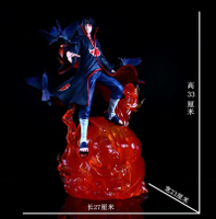 火影 GK 燃風鼬 七色發光 宇智波鼬 雕像 模型盒裝 手辦