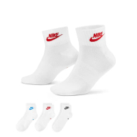 【NIKE 耐吉】襪子 過踝襪 短襪 運動襪 3雙組 U NK NSW EVERYDAY ESSENTIAL AN 白 DX5074-911