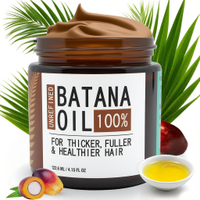 100% Raw Batana Oil for Hair Growth - Botana Oil Hair Growth Treatment with Pumpkin Seed & Coffee