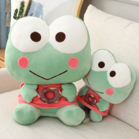 Keroro Big Eyes Frog Pillow Japanesea Manga Anime Plushie Donut Cushion Stuffed Plush Children Toy Gift