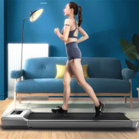 Foldable Flat Treadmill for Fitness, Home, Small, Mini, Simple, Quiet, Indoor, Mute, Fat Burn, Workout, Exercise, Exercise, Fash