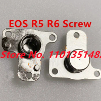 NEW R5/R6 Bottom Tripod Pod Ficed Plate Base Screw Nut For Canon EOS R5 EOS R6 Micro Single Repair Parts Free Shipping