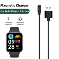 USB Magnetic Charger for Redmi Watch 3 Active Chargers Cable Holder Power Adapter for Redmi Watch 4 Charging Dock