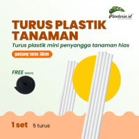 Turus Plastik Turus Tanaman Rambatan Plastik Putih Free Velcro