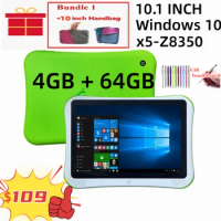 10.1 Inch Q1 Windows 10 Tablet 4GB RAM 64GB ROM Intel Atom CPU x5-Z8350 Quad Core 1280*800IPS HDMI-Compatible 8000mAh Tablets PC