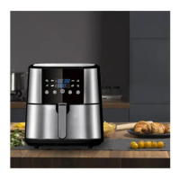 Fryer Oil Free 8L 1800W Oven Commercial Digital With Stainless Steel Home Use Touch Screen Air Fryer