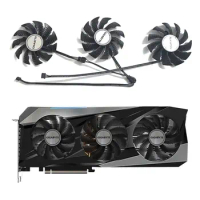 3 FAN New 82MM 4PIN T128015SU DC 12V 0.5A suitable for Gigabyte GeForce RTX 3070 3070TI 8GB Gaming OC Magic Eagle graphics card