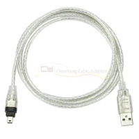 USB Männlichen zu Firewire IEEE 1394 4 Pin Männlichen iLink Adapter Kabel firewire 1394 Kabel für SONY DCR-TRV75E DV 1,5 m