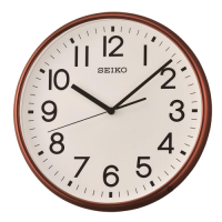 SEIKO 精工 指針式時尚掛鐘(QXA677B)-棕框_SK045