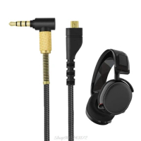 Audio Cable Extension Cord for SteelSeries Arctis 3 5 7 9X Pro Wireless Headset Jy27 20 Dropship