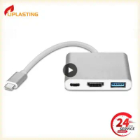 Usb c to Converter Adapter Type c to HDMI-compatible/USB 3.0/Type C Adapter Type-C Aluminum For MacBook /Air/ Mate