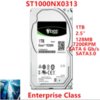 New Original HDD For Seagate 1TB 2.5" SATA 6 Gb/s 128MB 7200RPM For Internal HDD For Enterprise Class HDD For ST1000NX0313