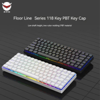 Xvx "floor Line" Low Axis Keycap Suitable For Nuphy Air Keychron K3pro Thundersnake Logitech High Quality Transparent Design