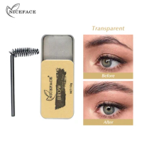 Eyebrow Soap Wax Brow Styling Gel Eyebrow Enhancer Fluffy Feathery Brows Gel Cosmetics Gel For Eyebrow Waterproof Long-lasting