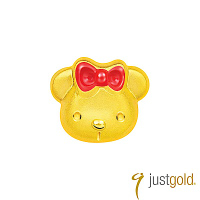 鎮金店Just Gold Kitty Bear 黃金單耳耳環