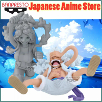 Original Banpresto One Piece อะนิเมะ Luffy และเครื่องประดับ Bonney KOA อะนิเมะ Action ตุ๊กตา Figuart
