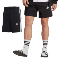 Adidas M 3S FT SHO 男款 黑 訓練 柔軟 棉質 舒適 休閒 運動 短褲 IC9435
