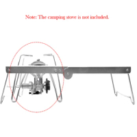 Camping Table Heat Shield Gas Stove Stands Camping Stove Accessories Folding Holder For SOTO ST-310/ST330/CB-JCB /TRB250 Burners