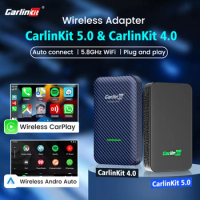CarlinKit 5.0 &amp; CarlinKit 4.0 Wireless CarPlay Android Auto Youtube Music Spotify Auto For Audi Golf Peugeot Mercedes volkswagen