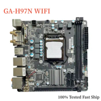 For Gigabyte GA-H97N WIFI Motherboard H97 16GB LGA 1150 DDR3 Mini-ITX Mainboard 100% Tested Fast Ship
