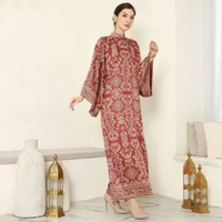 Kaftan Maroon | Kaftan Motif Bali | Kaftan Modern | Kaftan Premium | Kaftan Jumbo | Dress Maroon | D