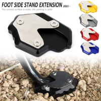 New 2021- Motorcycle Foot Support pad Accessories Side Stand Pad Extension Side support pad For Honda For FORZA 350 For forza350