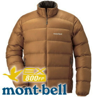 【Mont-Bell 日本 Light Alpine Down男800FP羽絨夾克 深咖】1101428/羽絨夾克