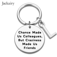 Funny Keychains Gift for Colleagues Friends Coworker Going Away Farewell Appreciation Friendship Keyring Birthday Christmas Gift