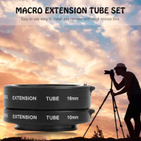 Metal Auto Focus Macro Extension Tube Set 10mm 16mm for Sony NEX E Mount Camera