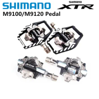 Shimano XTR M9100 M9120 Mountain Bike SPD Clipless race Pedals Set &amp; Cleats upgrade for M9000 M9020