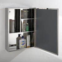 Modern Stainless Steel Bathroom Mirror Cabinet Medicine Cabinet