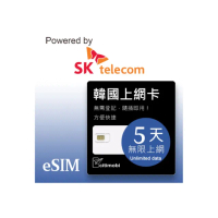 【citimobi】eSIM韓國 5天吃到飽不降速(韓國網卡 吃到飽 不降速 韓國 網卡 上網卡 釜山 首爾 濟州島 eSIM)