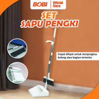 Set Sapu Pengki Plastik- Broom Set Dustpan - Warna dan motif Random - Pembersih