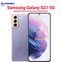 Original Samsung Galaxy S21 5G G991U1 6.2" ROM 128 256GB RAM 8GB Snapdragon NFC Triple Camera Octa Core 5G Unlocked Cell Phone