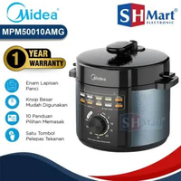 Midea Pressure Cooker MPM50010AMG 5 Liter / Midea Electrical Pressure Cooker Garansi Resmi(MEDAN)