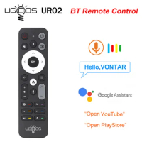 Original UGOOS UR02 BT Voice Remote Control Replacement for Ugoos AM8 PRO AM6B AM6 PLUS X4 X4Q Cube 