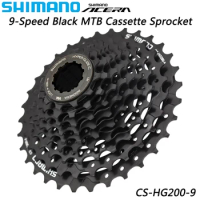SHIMANO ALTUS CS-HG200-9 9 Speed Black MTB Cassette Sprocket 11-32T 11-34T 11-36T Bicycle Freewheel for Mountain Bike