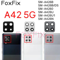 2pcs/lot Main Back Camera Glass For Samsung Galaxy A42 5G Rear Camera Lens Glass Cover Replacement With Adhesive SM-A426B/DS