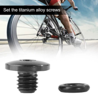 Bike Bicycle Bleed Titanium Screw With O-Ring For-Shimano XT SLX Zee Deore &amp; LX Bicycle Hydraulic Disc Brake Screw