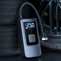 Car Air Compressor Mini Portable Wireless Digital Electric Inflator Pump Inflatable for Auto Motorcycle Bicycle Tire Tyre Balls