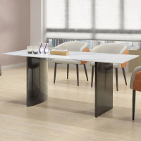 【Hampton 漢汀堡】力克斯5.3尺比利白通體岩板餐桌(餐桌/桌子/岩板桌)