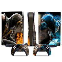 Vinyl skins for PS5 disk Skin Sticker Decal Cover for PS5 disk vinyl skins for PS5 disk Skin Sticker with 2 controllers skins