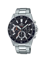 นาฬิกา Edifice (48.5mm,ตัวเรือนสีดำ, สายสีสแตนเลส) รุ่น EFV-570D-1AVUDF