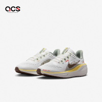 Nike 慢跑鞋 Air Zoom Pegasus 41 GS 大童 女鞋 白 棕 黃 小飛馬 運動鞋 HV6006-121