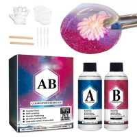 Epoxy Resin Kit For Art Crystal Clear Epoxy Resin Not Yellowing High Gloss Bubble Free Resin Supplies For Craft River Table Wood