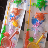 Mainan anak pancing cumi set toys