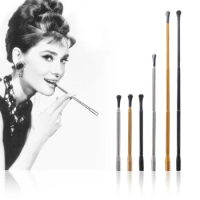 Cigarette Holder Women Long Pipe Lady Cigar filter Retractable Vintage Telescopic Smoking Photographic Props Mouthpiece